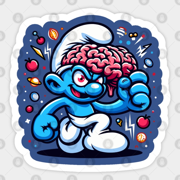 Brainy 2 Sticker by Juancuan